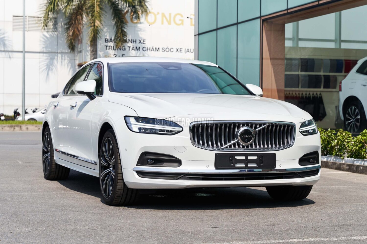 volvo-s90 Ngoại thất Volvo S90L 2024 màu Crystal White