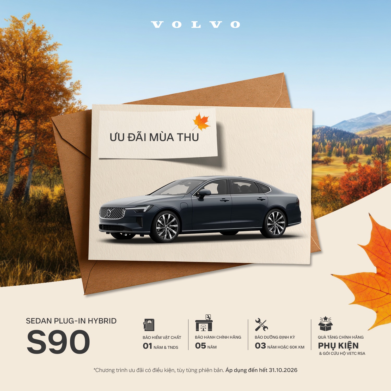 Giá bán Ưu Đãi Volvo S90 Plug In Hybrid 2026