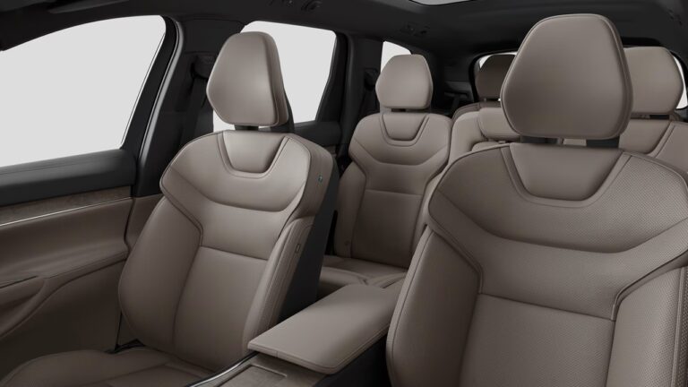 volvo ex90 interior - ghế da Nappa cadamom